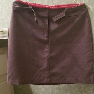 Gray w/Pink Trim Skirt